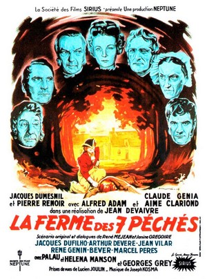 La Ferme des Sept Péchés (1949) - poster