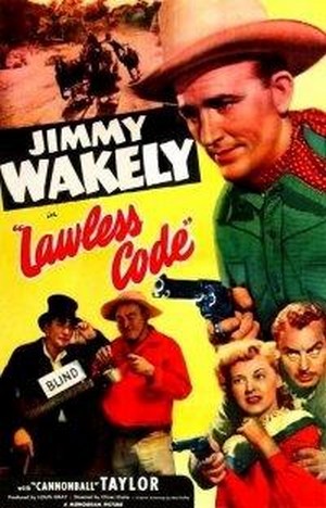 Lawless Code (1949) - poster