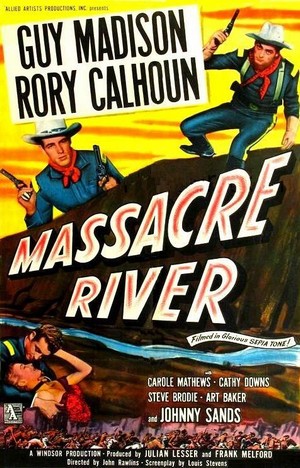 Massacre River (1949) - poster