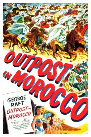 Outpost in Morocco (1949) - poster