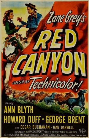 Red Canyon (1949) - poster