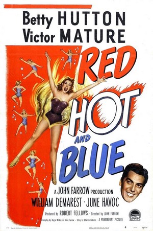 Red, Hot and Blue (1949) - poster