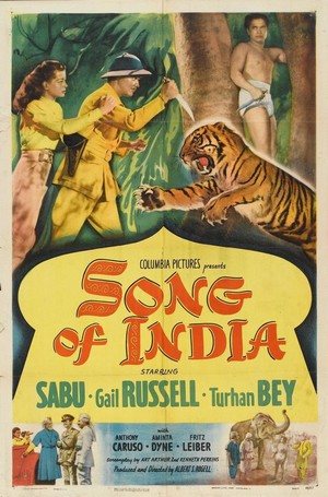 Song of India (1949) - poster