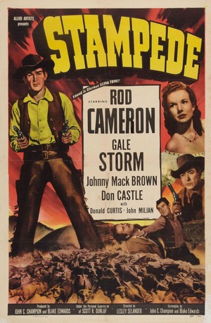 Stampede (1949) - poster