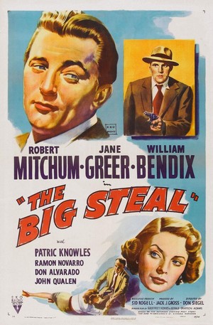 The Big Steal (1949) - poster