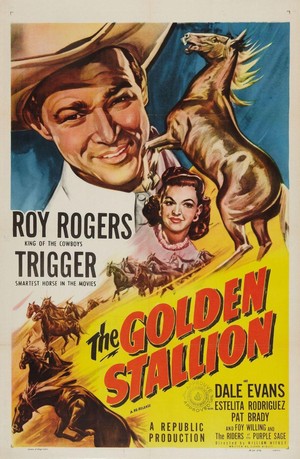 The Golden Stallion (1949) - poster