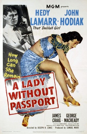 A Lady without Passport (1950) - poster