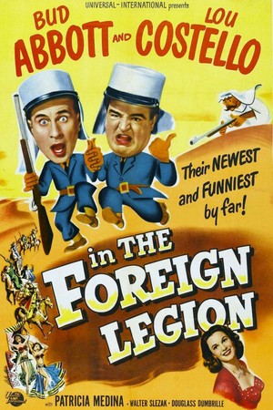 Abbott and Costello in the Foreign Legion (1950) - poster
