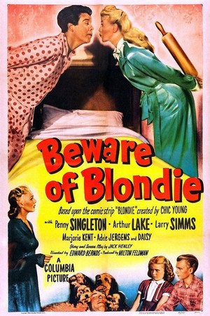 Beware of Blondie (1950) - poster
