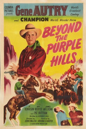 Beyond the Purple Hills (1950) - poster