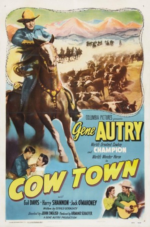 Cow Town (1950) - poster