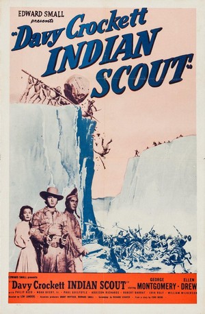 Davy Crockett, Indian Scout (1950) - poster