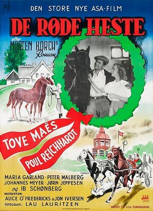 De Røde Heste (1950) - poster