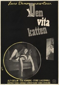 Den Vita Katten (1950) - poster