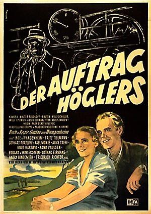 Der Auftrag Höglers (1950) - poster