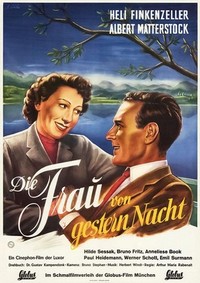 Die Frau von Gestern Nacht (1950) - poster