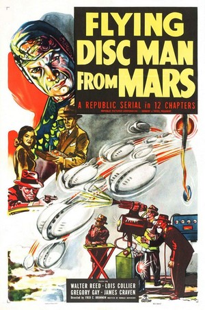 Flying Disc Man from Mars (1950) - poster