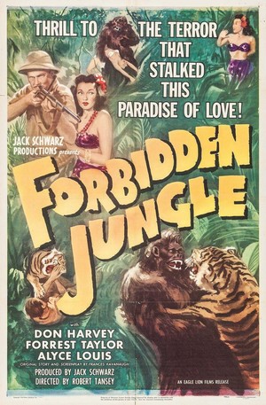 Forbidden Jungle (1950) - poster