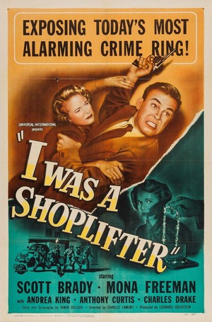I Was a Shoplifter (1950) - poster