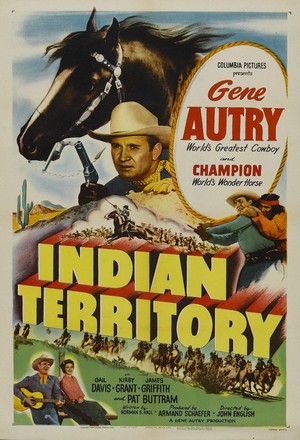Indian Territory (1950) - poster