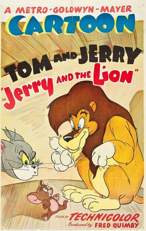 Jerry and the Lion (1950) - poster