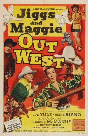 Jiggs and Maggie out West (1950) - poster