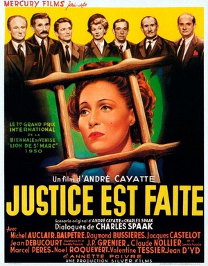 Justice Est Faite (1950) - poster