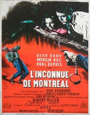 L'Inconnue de Montréal (1950) - poster