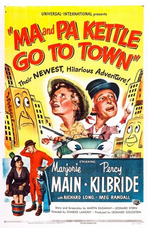Ma and Pa Kettle Go to Town (1950) - poster