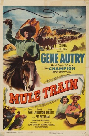 Mule Train (1950) - poster