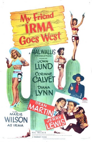 My Friend Irma Goes West (1950) - poster