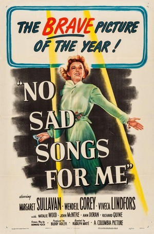 No Sad Songs for Me (1950) - poster