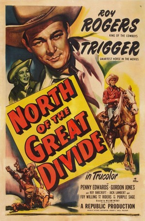 North of the Great Divide (1950) - poster