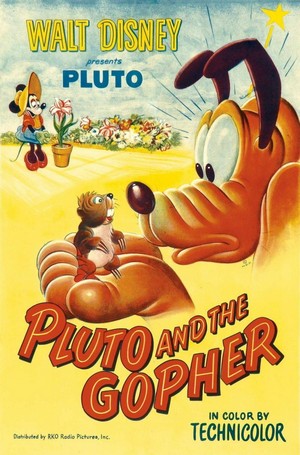 Pluto and the Gopher (1950) - poster