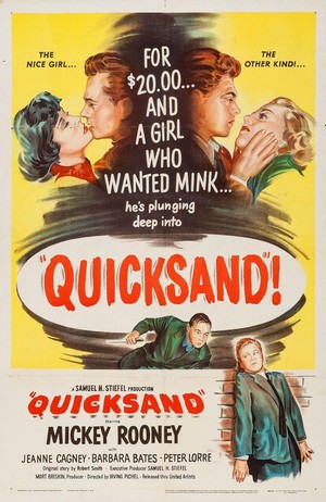 Quicksand (1950) - poster