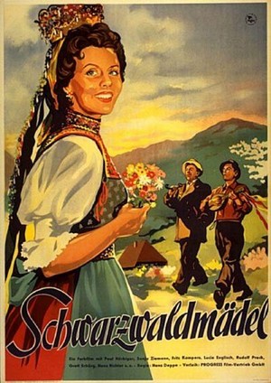 Schwarzwaldmädel (1950) - poster