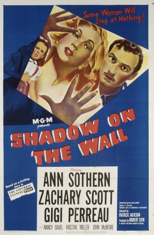 Shadow on the Wall (1950) - poster