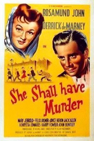She Shall Have Murder (1950) - poster