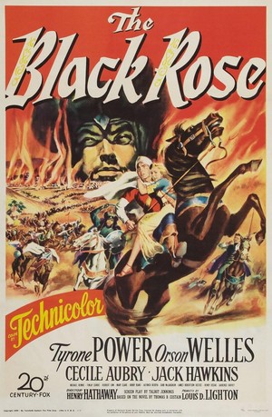 The Black Rose (1950) - poster