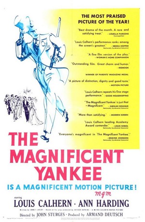 The Magnificent Yankee (1950) - poster