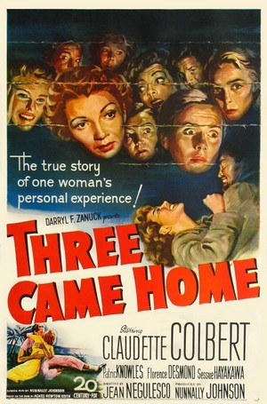 Three Came Home (1950) - poster