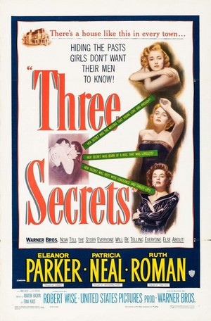 Three Secrets (1950) - poster