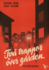 Två Trappor över Gården (1950) - poster