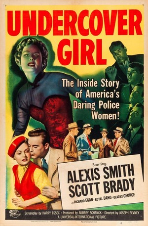 Undercover Girl (1950) - poster