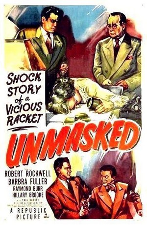 Unmasked (1950) - poster