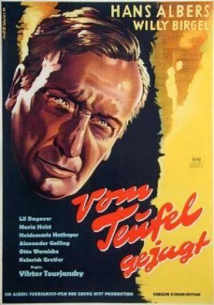 Vom Teufel Gejagt (1950) - poster