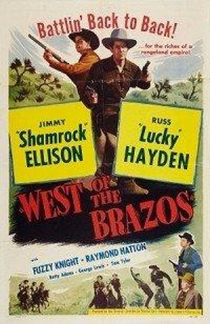 West of the Brazos (1950) - poster