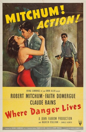 Where Danger Lives (1950) - poster