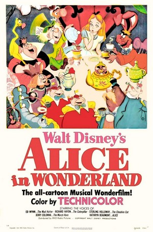 Alice in Wonderland (1951) - poster
