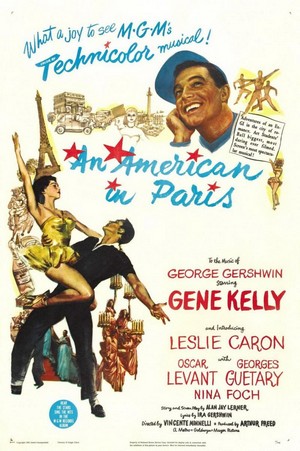 An American in Paris (1951) - poster